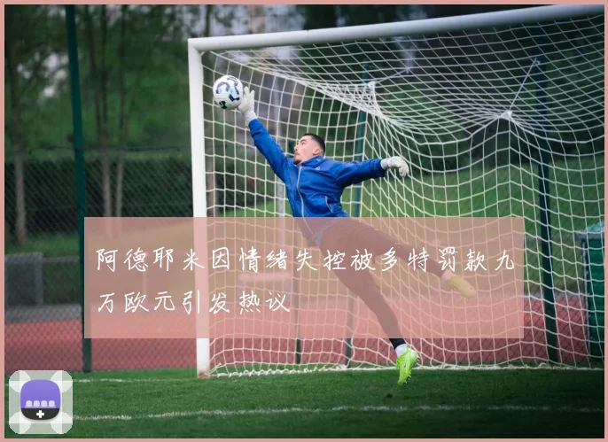 阿德耶米因情绪失控被多特罚款九万欧元引发热议